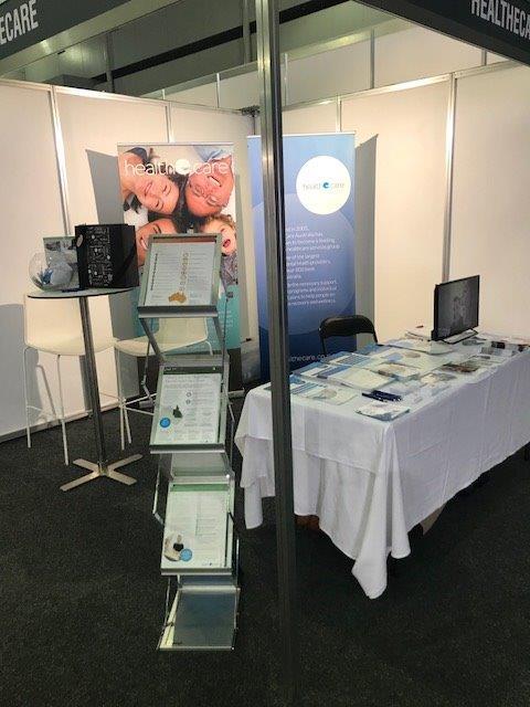 Healthe Care stand for GPCE Brisbane